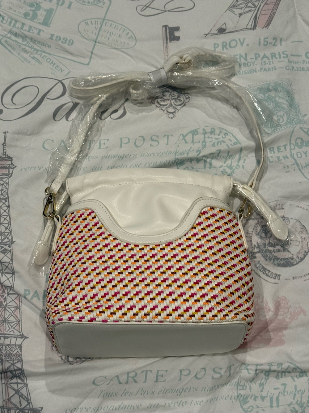 JUNIPER WOVEN BUCKET BAG